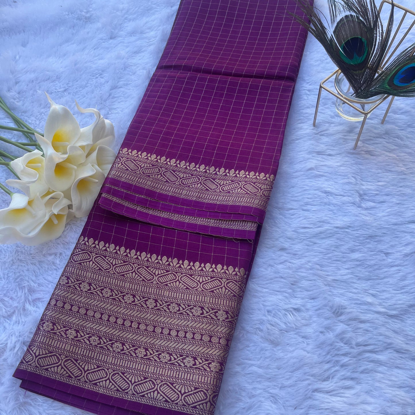 Amisha silk- Violet